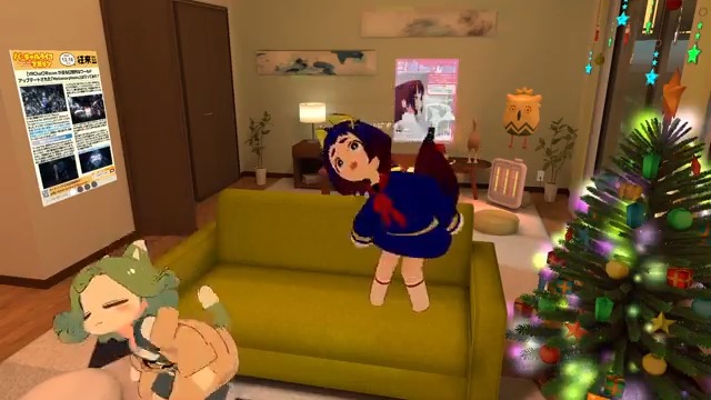 クリスマスではしゃぎたいこんちゃん #VRChat