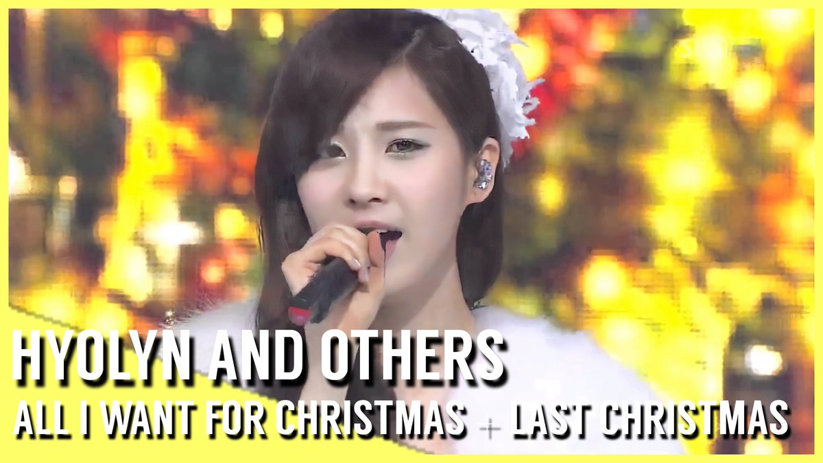 12 years ago today, HYOLYN, SEOHYUN, and Suzy performed ‘All I Want For Christmas Is You’ on Inkigayo