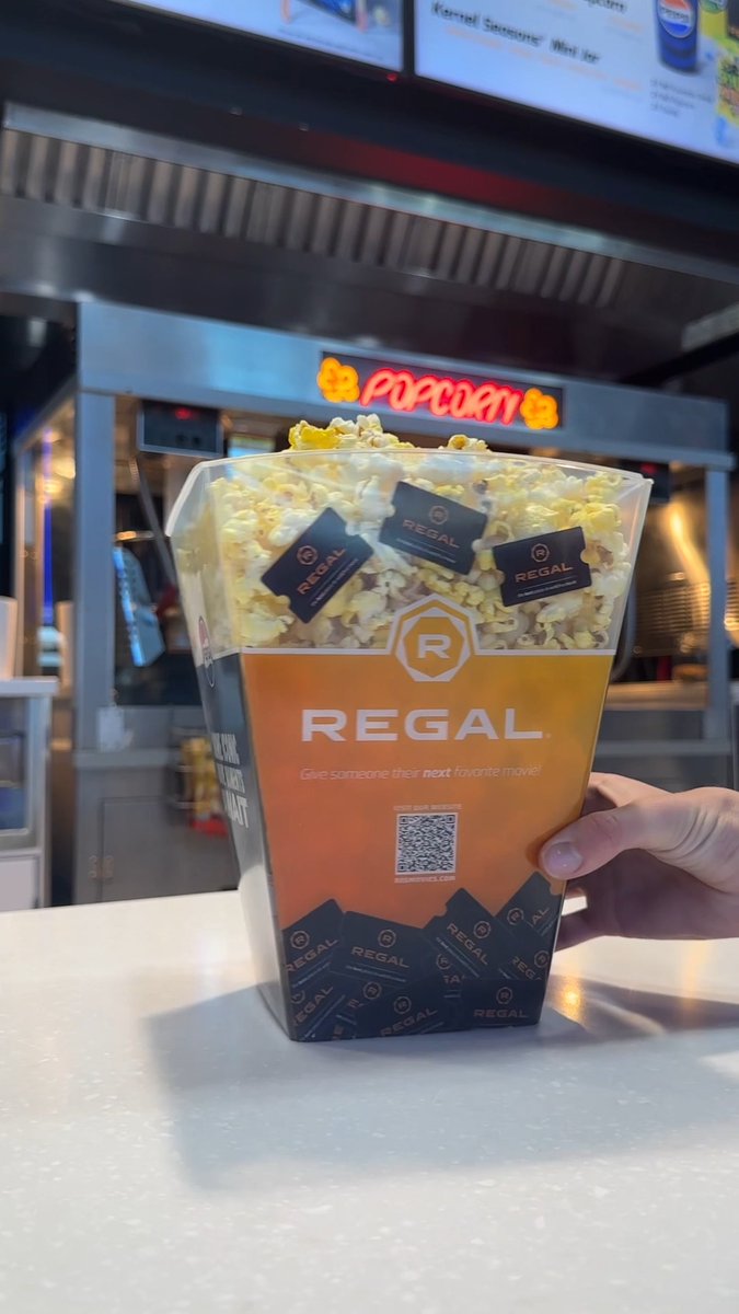 2024 REGAL REFILLABLES! More iconic moments await…over and over and over AGAIN! Refillable popcorn and soft drink containers have arrived at Regal! Learn More: