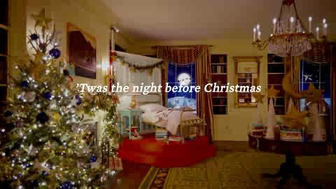 ‘Twas the night before Christmas, and all through the White House...