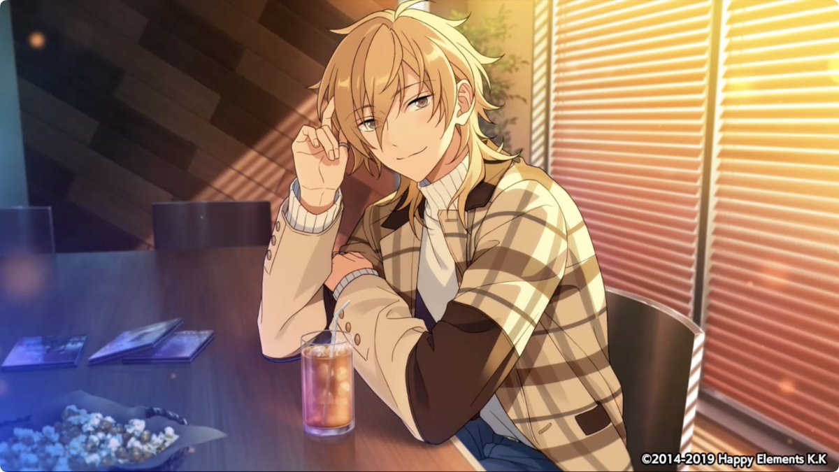 (3/3)【お知らせ】 ⭐5 羽風 薫のカードは開花前スチルが動く「エモーション」付き💓 アイドルストーリー[ふたりきりの上映会]のスチルシーンでエモーションが発生するほか、薫のカードを獲得するとマイルームのイラスト表示で「エモーション」が選択可能になります♪ #あんスタ
