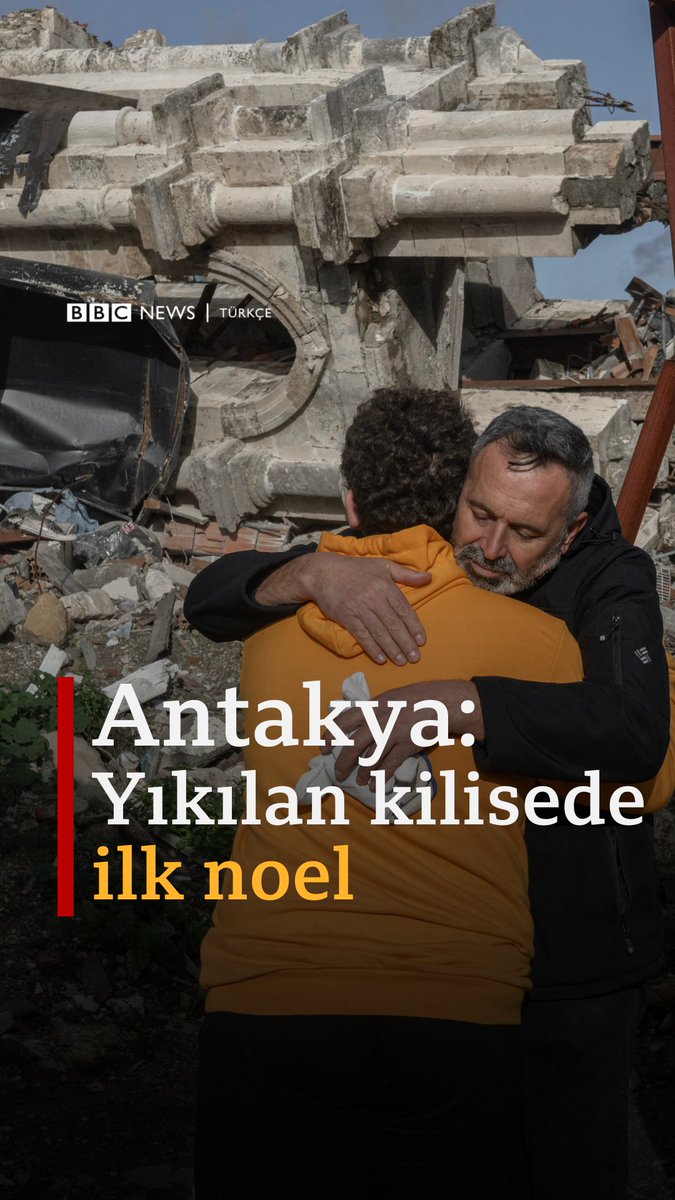 "Belki uzun sürecek ama seneler sonra tekrar bu kilisede bu ayini coşkuyla yapacağımıza inanıyoruz." Hatay Antakya'da, 6 Şubat depremlerinden sonra ilk Noel...
