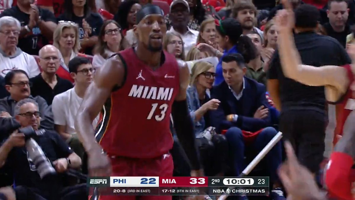 Let's not forget about Bam's 26 &amp; 15 monster game as well 💥