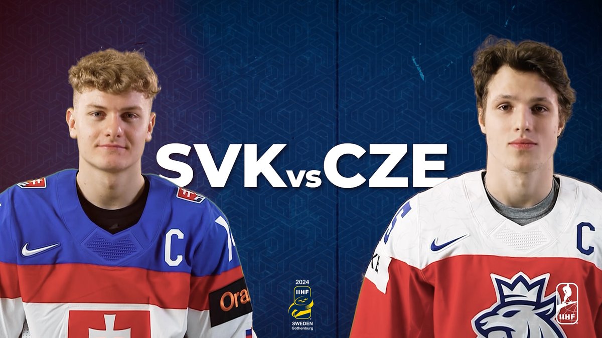 Get Hyped!🤪 The 2024 #WorldJuniors starts today with a big rivalry game between Hockey Slovakia and Český hokej!🇸🇰💥🇨🇿 #SVKCZE
