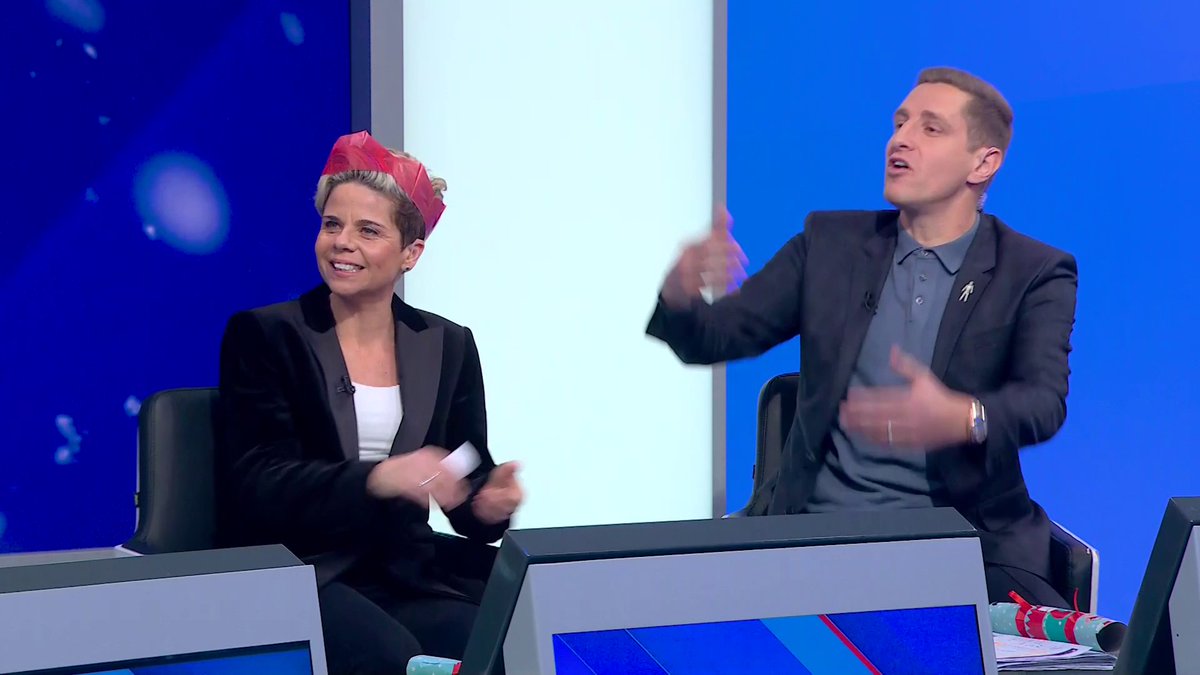"If you had to spend Christmas with one pundit who would it be?" 💭 The Soccer Special team in the festive mood 🎄