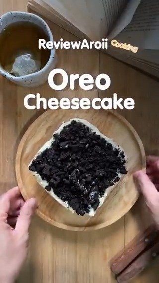 ชวนทำ Oreo Cheesecake 🍰🍫 เน้นความง่าย ทำไว้กินเองที่บ้านอร่อยสุดๆ รสชาติหวานหอมเข้มช็อคโกแลต เข้ากับครีมชีสเปรี้ยวๆเค็มๆเข้ากัน หยุดกินไม่ได้เลยย