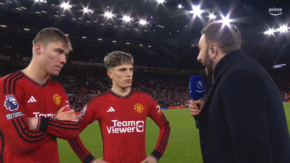 "I'm the happiest man alive right now" 😁 Rasmus Hojlund reflects on scoring his first Premier League goal #PLonPrime #MUNAVL