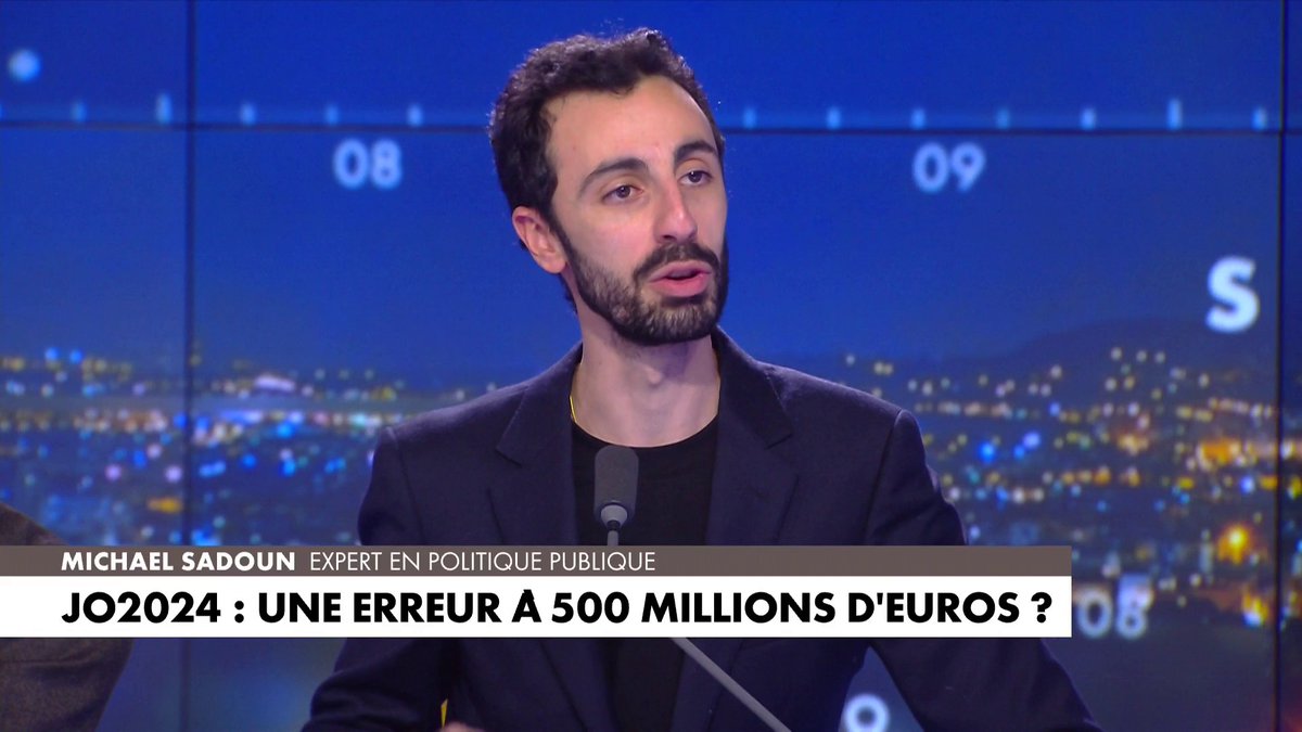 Michaël Sadoun : «Je crains que ces JO 2024 à Paris ne montrent le désastre sécuritaire, économique, organisationnel et bureaucratique de la France», dans #SoirInfo