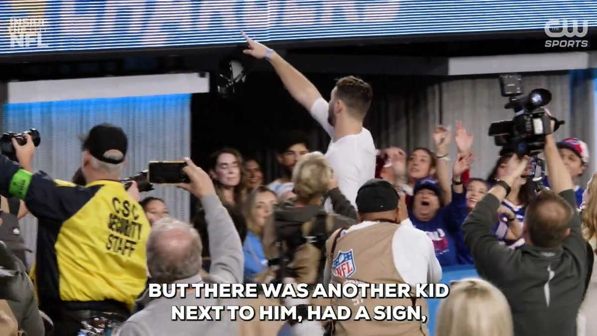 "That was Josh Allen!" .Josh Allen and the Buffalo Bills made a Christmas wish come true for a young fan who was initially left hanging 🙏