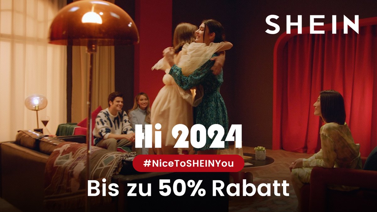 Frohes neues Jahr #NiceToSHEINYou Begrüße das neue Jahr mit bis zu 50% Rabatt bei SHEIN! Von schicken Kleidern bis hin zu stilvollen Wohnideen findest du neue Lieblingsstücke für dieses Jahr!