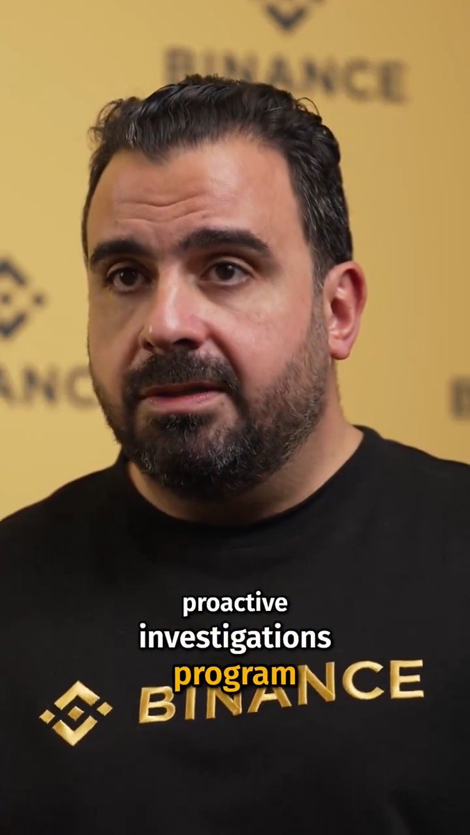 .Chagri Poyraz: "We just want to make sure that we develop and build an industry-leading proactive investigations program." Watch on as our Global Head of Sanctions, Chagri Poyraz, talks further about the work that he and the team do at #Binance. Full video 👉