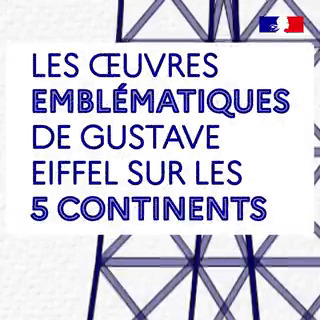 Aujourd'hui, marque le centenaire de la disparition de Gustave Eiffel 🗼 Paris et la France ne seraient pas tout à fait les mêmes sans son ingéniosité, mais savez-vous que Gustave Eiffel a aussi laissé des œuvres emblématiques sur les 5 continents ? 🌏