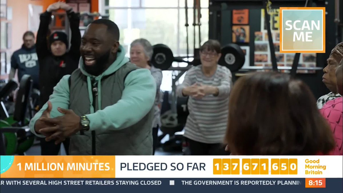 Javeno McLean is our #1MillionMinutes Local Loneliness Champion! He runs a gym that has dedicated free training slots for clients with physical disability, cancer and dementia sufferers, to name a few. You can pledge your time to help end loneliness 👉
