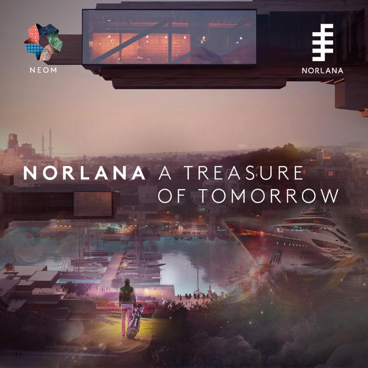 Introducing Norlana, an elite waterfront community, global cruising destination, and private enclave for the world’s most discerning connoisseurs, located at the north of the Gulf of Aqaba coastline. #Norlana #NEOM