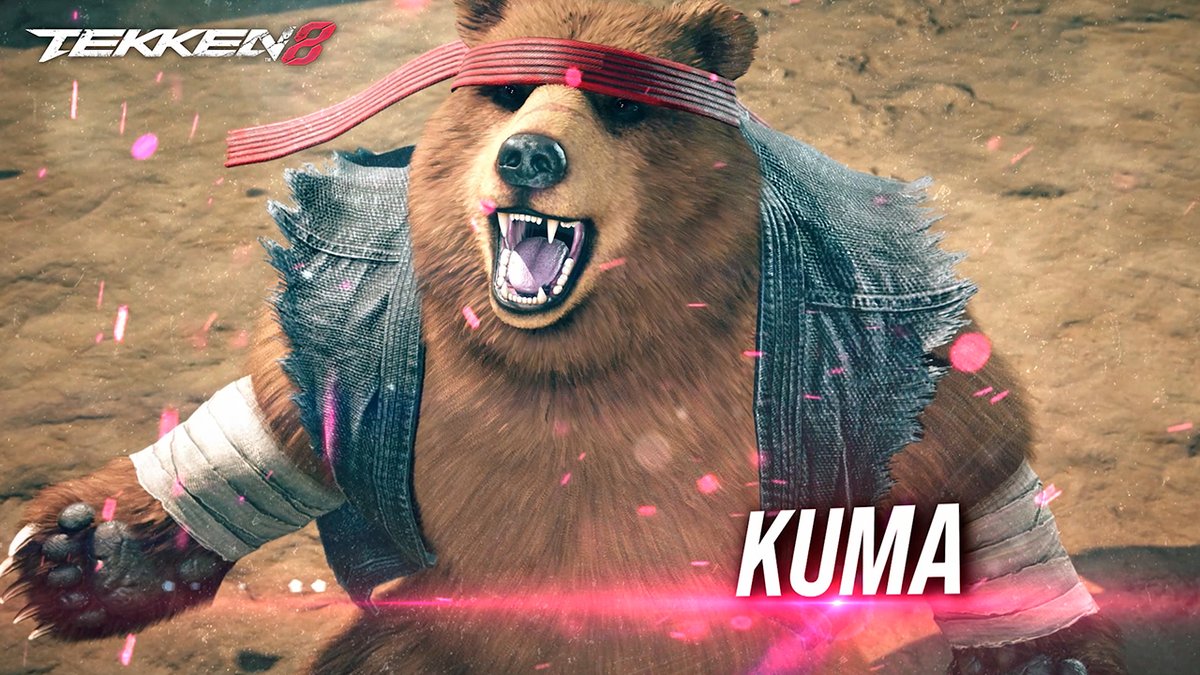 He's going snap you like a twig with his bear hands. Kuma, Master of Salmon, will claw his way to victory in #TEKKEN8! Pre-order TEKKEN 8 👉