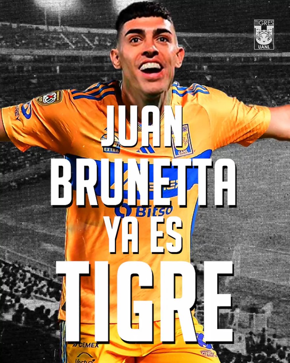 💣🇦🇷 El líder en asistencias de la Liga MX llega a Nuevo León para realizar exámenes médicos y finalizar su contratación con La U. ¡Bienvenido a Club Tigres, Juan Brunetta! 😎 #PerfilTigre 🐯