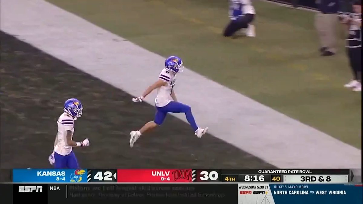 We've waited a long time to say this... Enjoy your bowl win highlights Jayhawk fans 🎥🔥