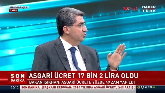 Asgari ücret 17 bin 2 lira oldu... Açıklanan asgari ücret için ne düşünüyor? DEVA Partisi Genel Başkan Yardımcısı ve Mersin Milletvekili Mehmet Emin Ekmen #NedirNeDeğildir'de yorumladı.