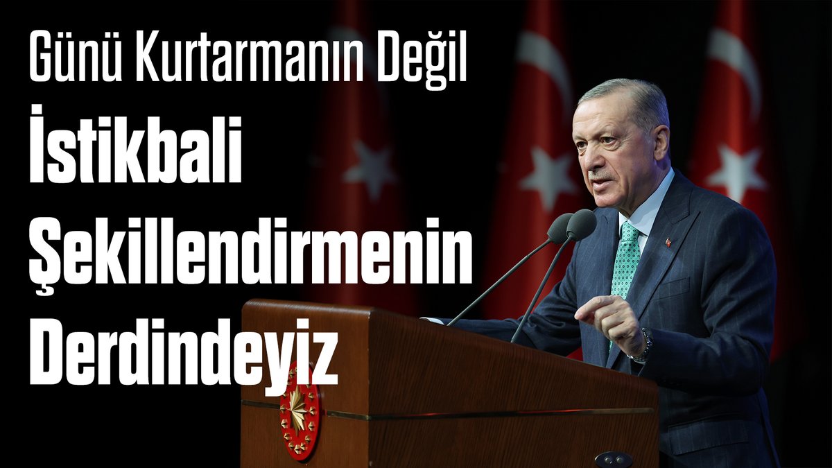 Biz hiçbir zaman kısa vadeli hedefler peşinde koşmadık, koşmuyoruz. Günü kurtarmanın değil istikbali şekillendirmenin derdindeyiz. Bilim insanlarımıza katkı sunmayı, imkânlarımızı onların başarısı için seferber etmeyi sürdüreceğiz.