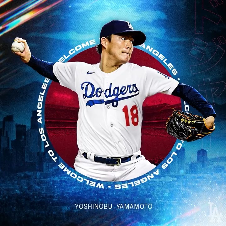 Welcome to Los Angeles, Yoshinobu Yamamoto! ロサンゼルスへようこそ、山本由伸!