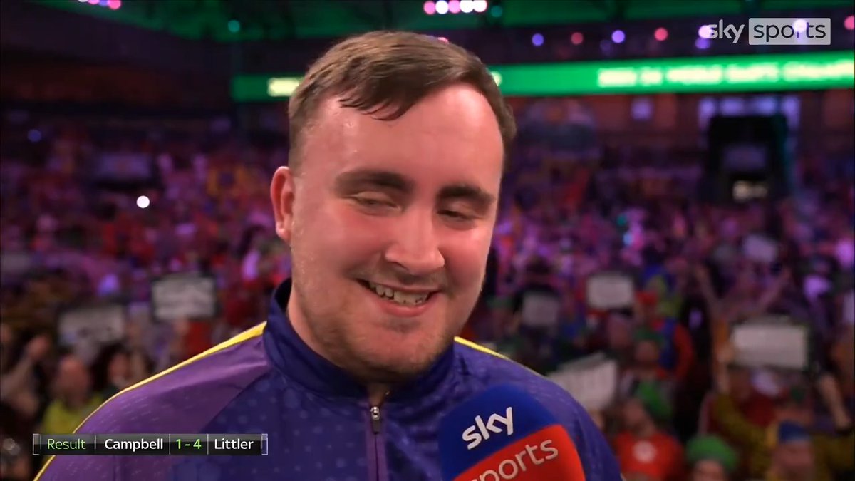 "Shall I celebrate with another kebab?!" 🥙🤣 Luke Littler's Worlds journey continues!