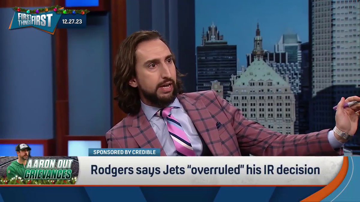 "Aaron Rodgers is the most disingenuous athlete of my lifetime." — nick wright breaks down Rodgers' decisions this season in 135 seconds: