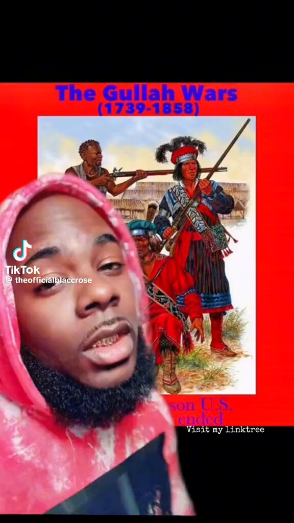 I know too much history and have too much love for Black Americans to regulate our entire story to slavery. We are bigger than slavery. Slavery is a institution created by white identifying immigrant men. They call it prison today. There are more Black Americans in prison today than were in slavery. Slavery is not the story of all Black Americans. There were more of us fighting back than enslaved. There’s a war called the Gullah Geechee war that lasted over 100 years that they try and erase from history because that War was the beginning of the end of our autonomy. That war helps tie up and expose some of these lies they teach our kids every day.
