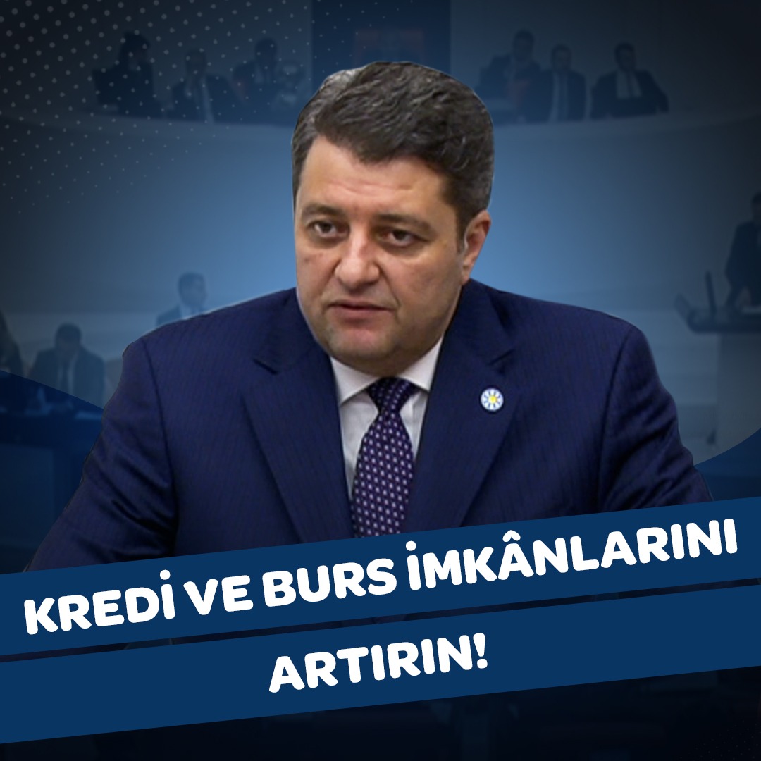 İktidarın sebep olduğu hayat pahalılığı, bugün öğrencilerimizi okul sıralarında yakalıyor. Gençlik ve Spor Bakanlığının bütçesi %108 artarken; kredi ve burslar aynı oranda artmıyor. İşte bu yüzden iktidara çağrımızı yapıyor, kredi ve burs miktarlarının artırılmasını öneriyoruz!