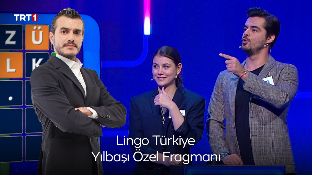 Lingo Türkiye, yılbaşı özel bölümüyle ekranlara geliyor! 🎉 İşte #LingoTürkiye özel bölüm fragmanı! 🎬 "Lingo Türkiye Yılbaşı Özel" bölümü, 31 Aralık Pazar günü saat 21.55'te TRT 1'de! 📺 Lingo Türkiye