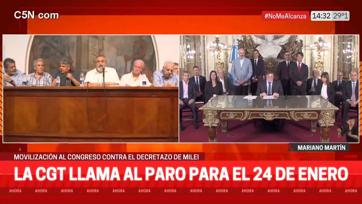 🚨 ALERTA | LA CGT LLAMA A PARO NACIONAL PARA EL 24 DE ENERO 🔴 [EN VIVO]