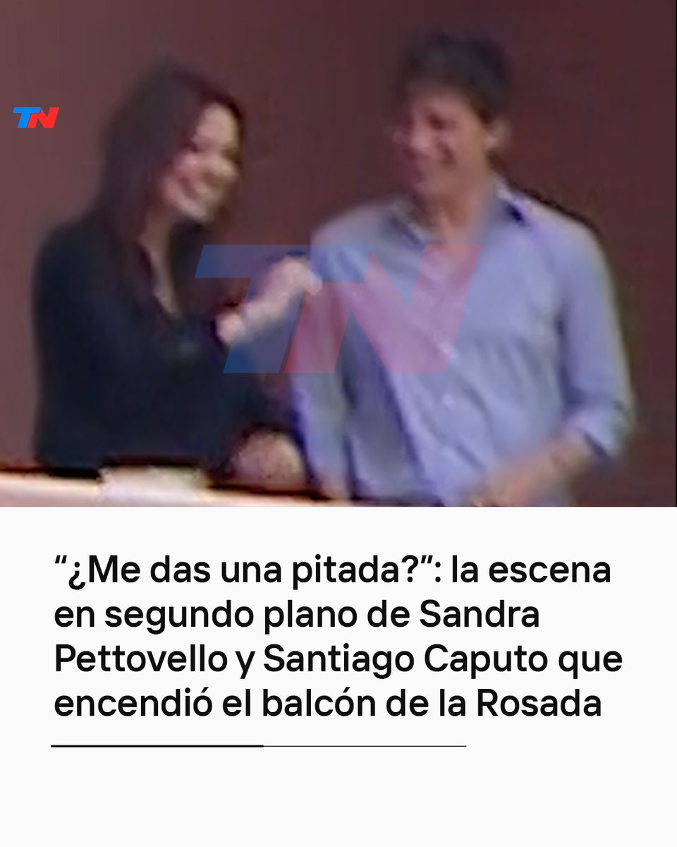En pleno saludo de Milei y su gabinete hubo tiempo para un momento de complicidad entre la ministra de Capital Humano y el asesor presidencial. El recreo de Sandra Pettovello y Santiago Caputo a la vista de todos en el balcón de la Rosada