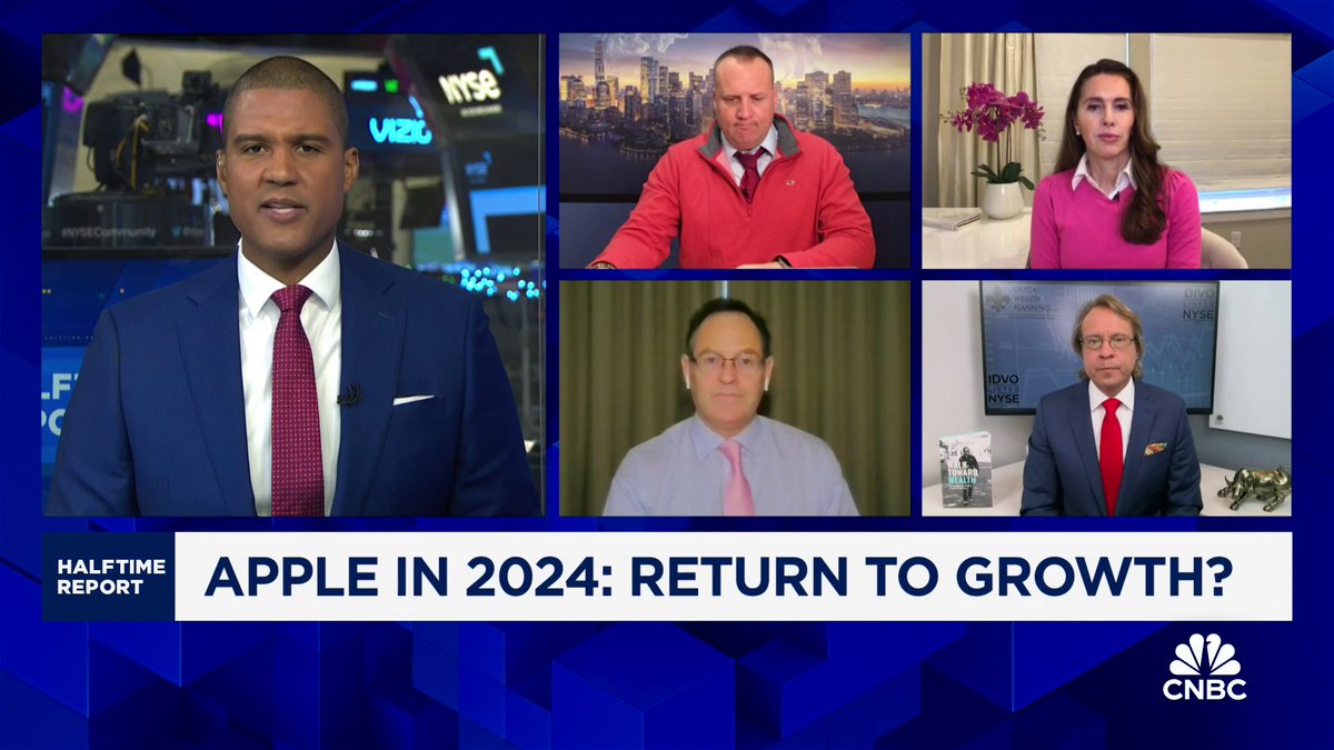 Will Apple return to growth in 2024? The investment committee debates it. $AAPL