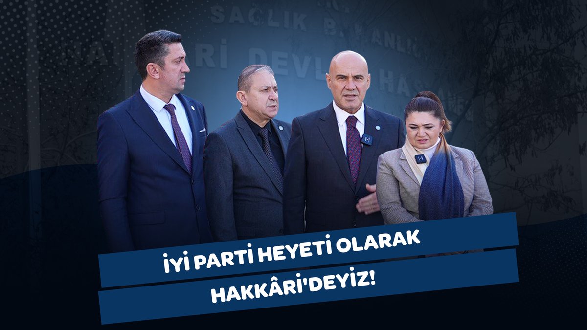 İYİ Parti heyetimiz; Terörle mücadeleye olan desteğimizi yerinde göstermek için Hakkâri'deydi... Duyması gereken kim varsa duysun; Her karış toprağımız ve her bir vatandaşımız için mücadelemiz devam edecek. Ne mutlu Türküm diyene! Şehitlerimize saygı, rahmet ve minnetle...🇹🇷