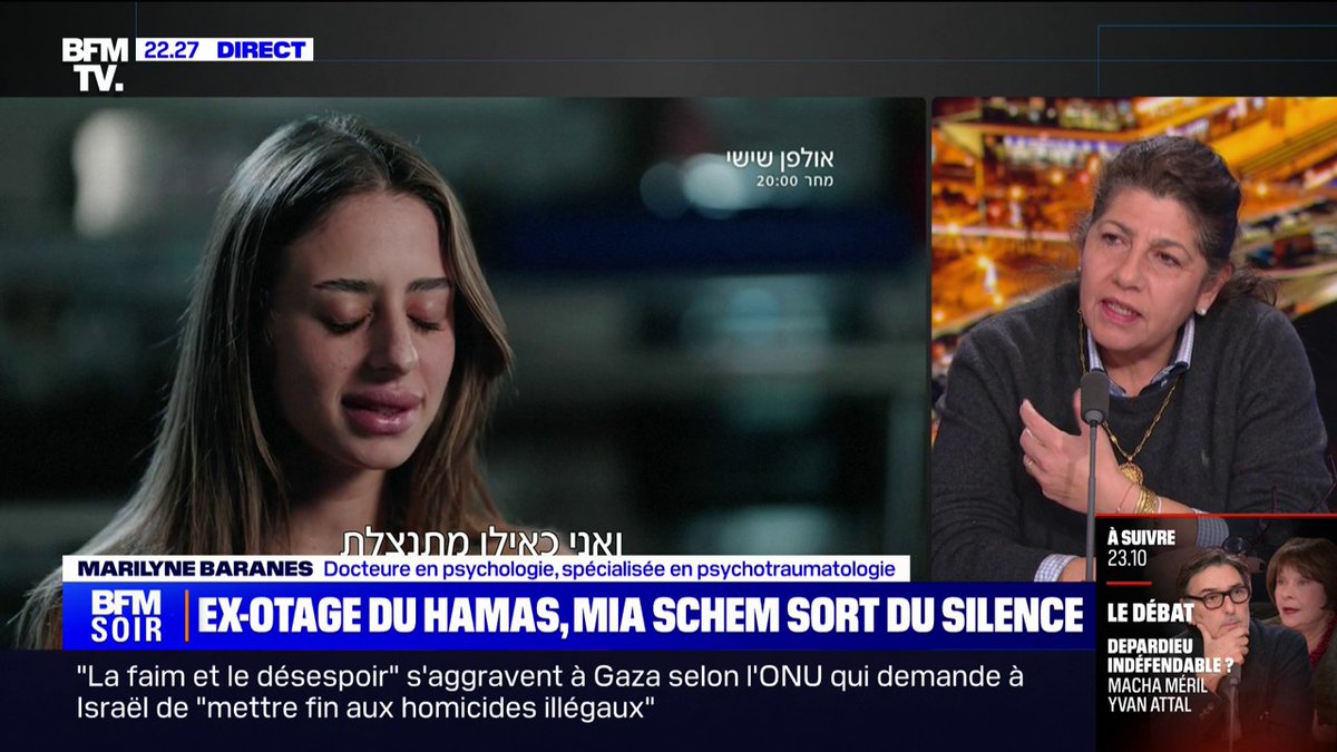 "Ce qui va aider Mia Schem c'est qu'elle puisse raconter l'histoire à tout le monde" explique Marilyne Baranes, docteure en psychologie