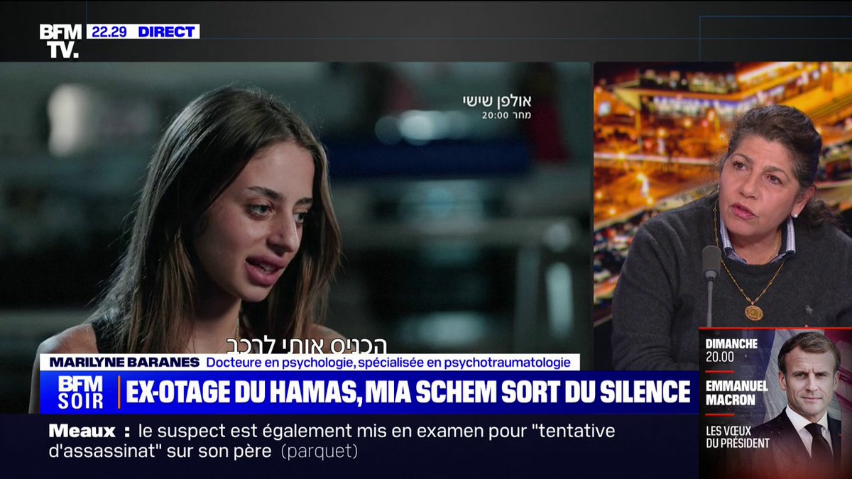Mia Schem: "Il va falloir utiliser le protocole des 6C (...) un protocole de déchocage" explique Marilyne Baranes, docteure en psychologie