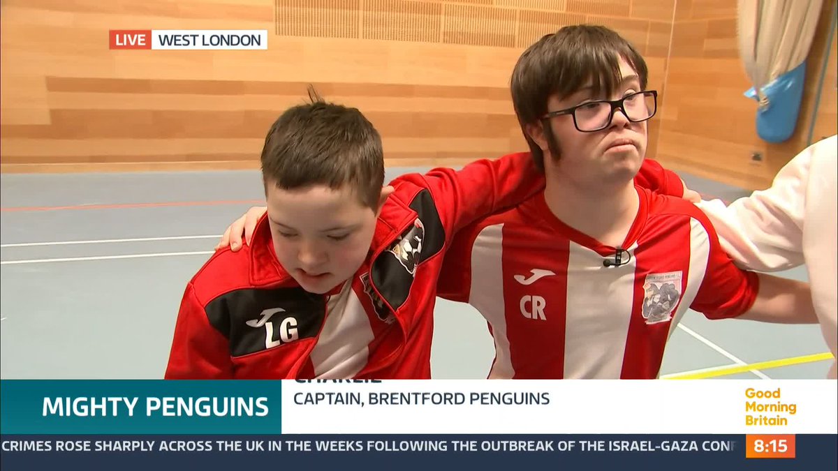 Brentford Penguins are a unique football team for players with Down's Syndrome. The inspiring team and community spirit has caught the attention of football legend David Beckham and is now being celebrated in a documentary! @BrentfordPFC