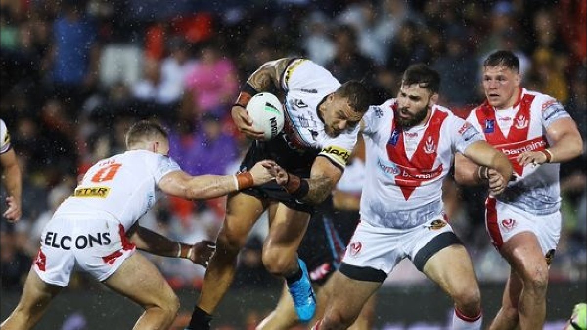 #RugbyLeagueIn2023 - The year started in unforgettable style for St Helens. Their dynasty was completed by defeating Penrith in Australia to win the World Club Challenge!