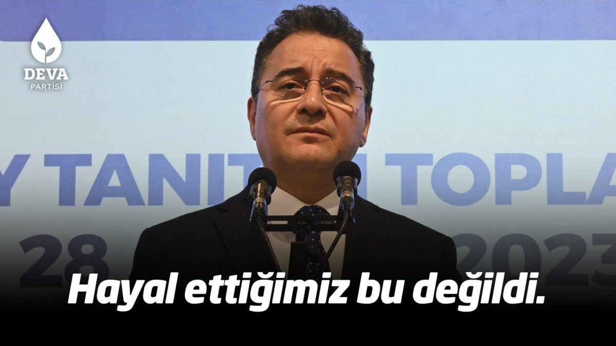 Hayal ettiğimiz bu değildi.