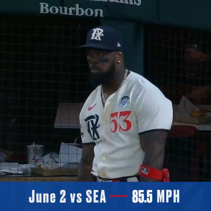 No one better than El Bombi. 💪 Adolis' best throws of 2023.