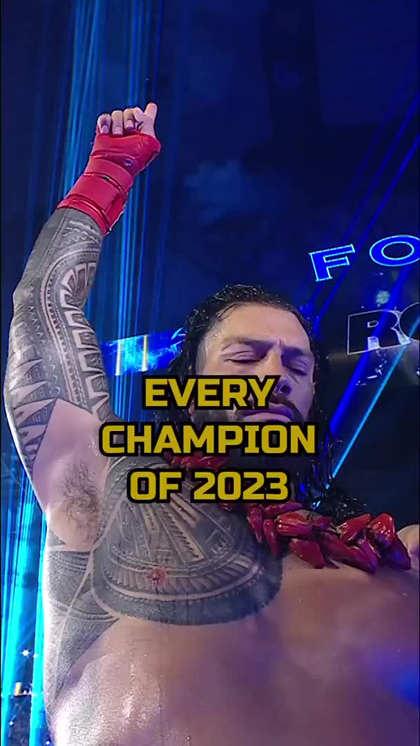 Who was the best champion in WWE this year?