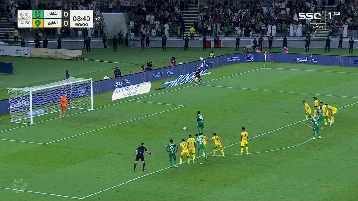 تتغير الملاعب وتبقى الكلمة الحاسمة للرئيس 🫡⚽️💚 #الأهلي_الخليج #دوري_روشن_السعودي