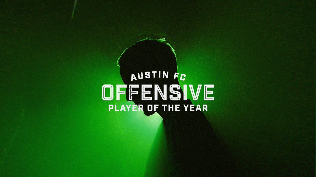 El CRACK de Austin. 💥 Congratulations to Sebastián Driussi on being named our Offensive Player of the Year, pres. by Don Julio Tequila!
