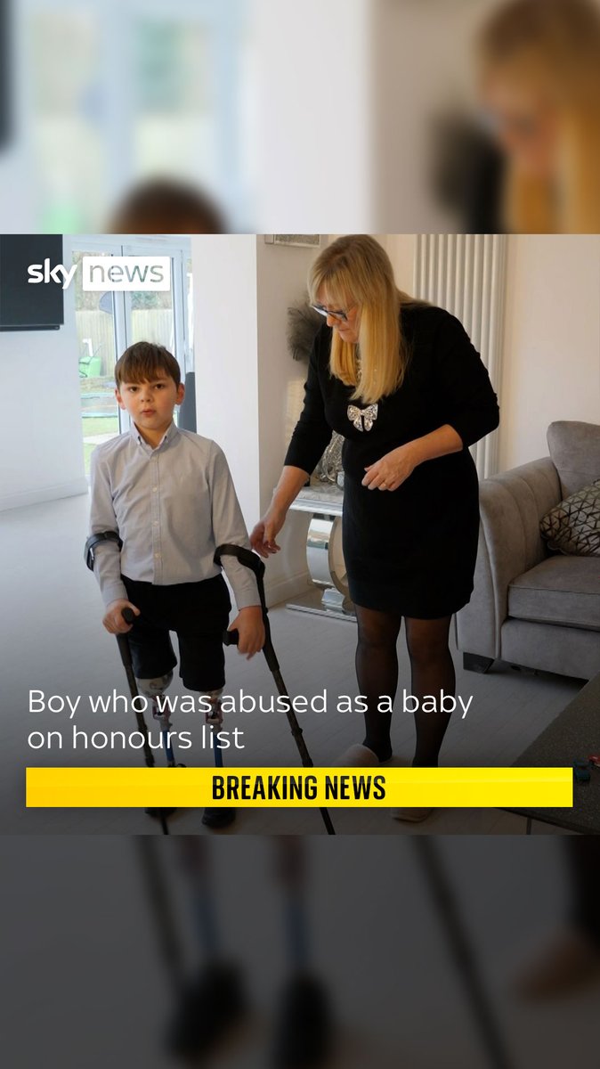 Nine-year-old Tony Hudgell is the youngest person to receive a British Empire Medal in the New Year Honours List 2024. Read more here: