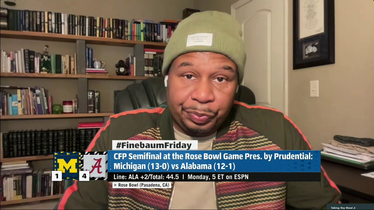 .Roy Wood Jr- Ex Jedi makes his Rose Bowl prediction on Paul Finebaum 👀🌹