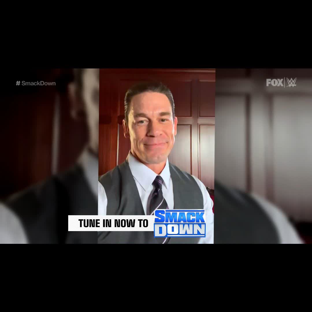 "I do not know how much time in the WWE I have left..." John Cena has a message for the WWE Universe. 🥹 #SmackDown