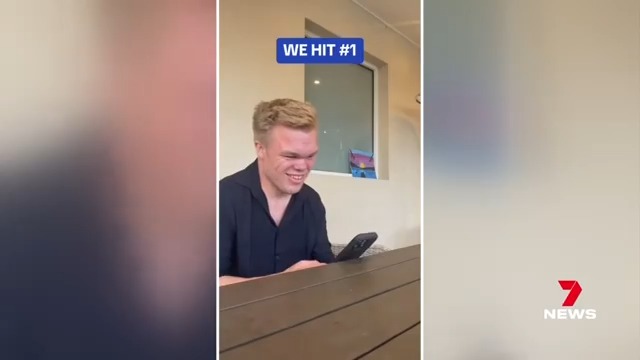 An Australian singer, bullied online over his rare disability, has surged to the top of the UK charts. His success coming after he decided to embrace one of the cruelest comparisons, and turn it on its head. #7NEWS