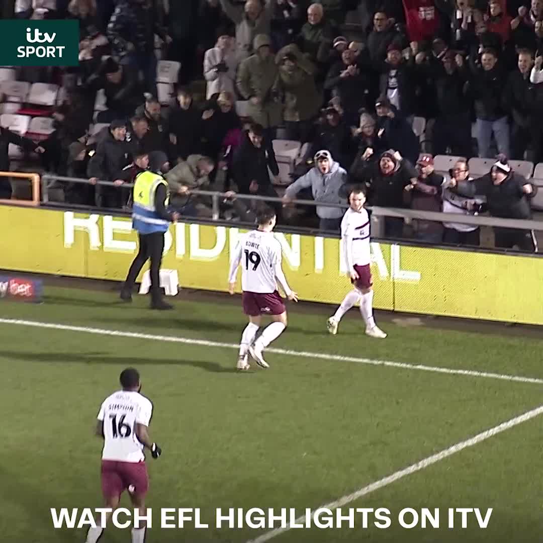 Check out this wonderful counter attack from Northampton Town 👏 Expertly dispatched by Kieron Bowie! EFL | Northampton Town