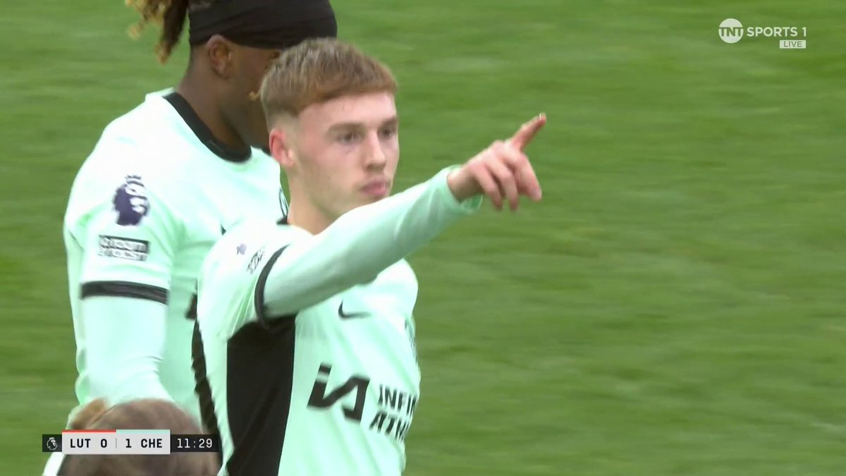 🚨🚨| GOAL: Great strike from Cole Palmer. Luton 0-1 Chelsea.