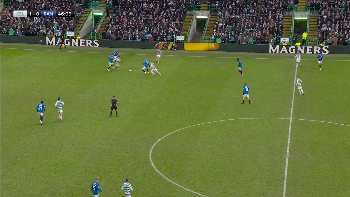🗣️ "Derby day is Kyogo day!" Celtic are 2-0 up thanks to this “stunning” strike early in the second-half! 🔽