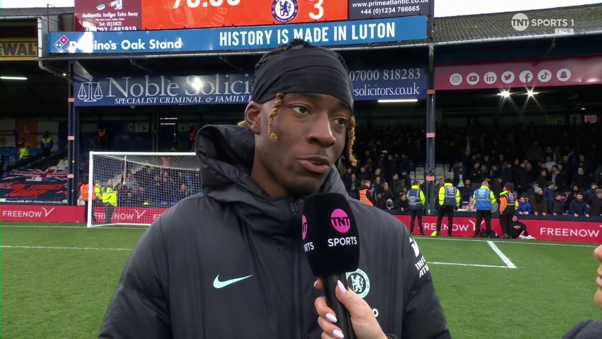 "That's why they call him 'Cold Palmer' innit?" 😅 Noni Madueke is all of us after watching back Cole Palmer's brilliant goal 🥶